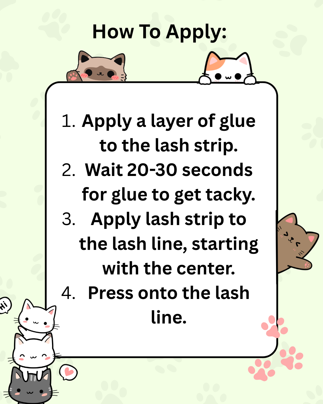 Kitty Milk Waterproof Lash Glue Latex Free- Clear