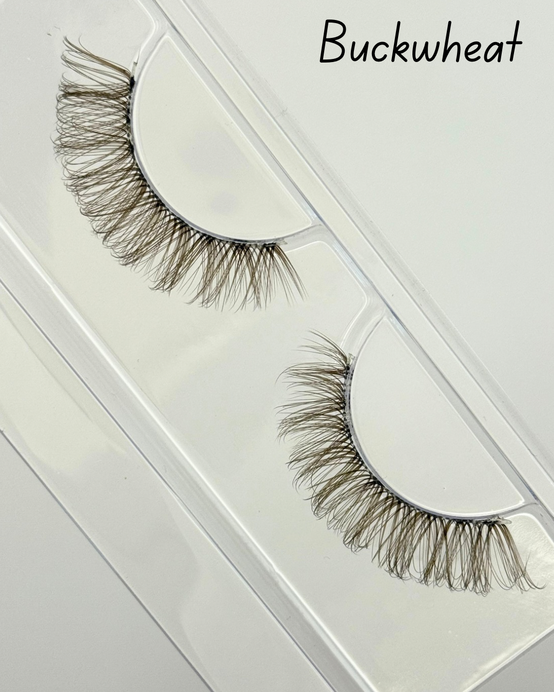 Buckwheat - Single Lash Strip (Brown)