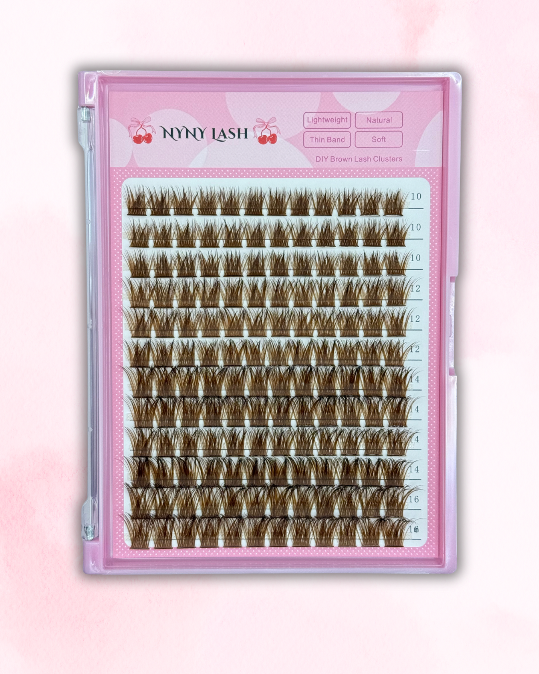 Chelan - Light Brown Individual Lashes