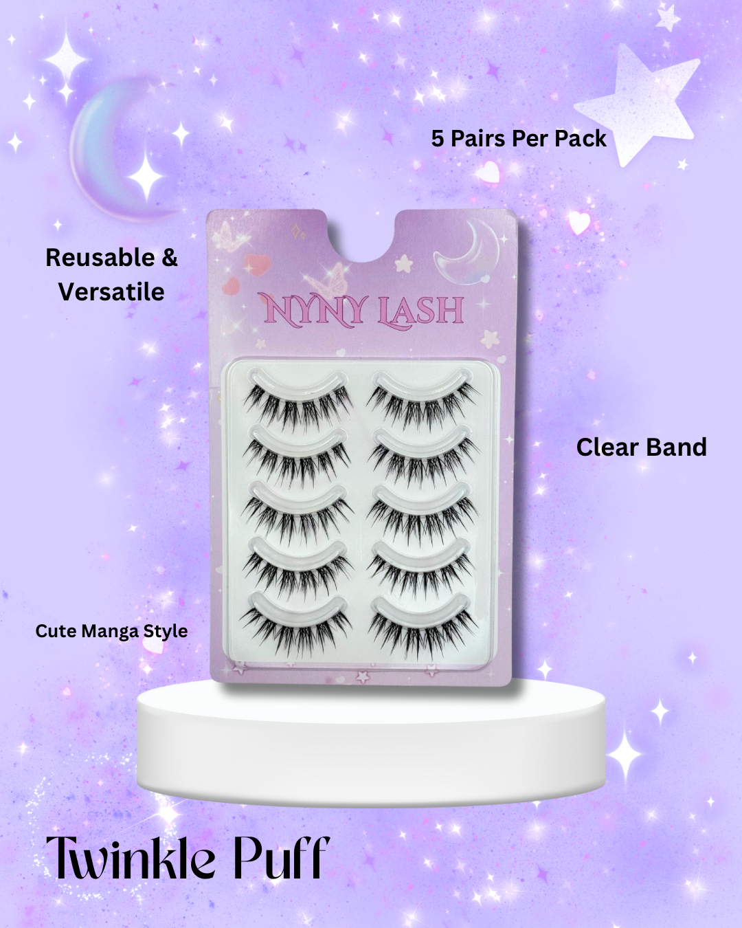 Twinkle Puff - 5 Pack Lash Strips