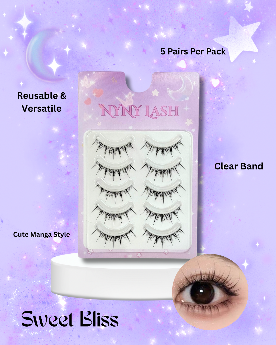 Sweet Bliss - 5 Pack Lash Strips