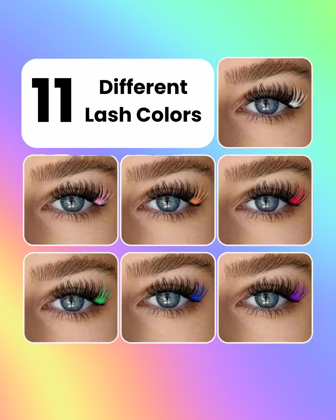 Rainbow - Individual Lashes
