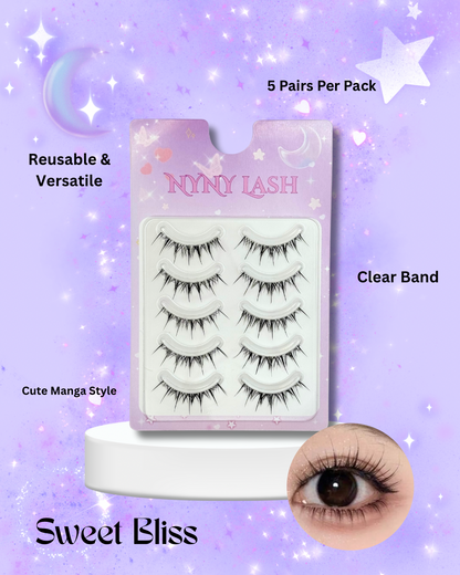 Sweet Bliss - 5 Pack Lash Strips