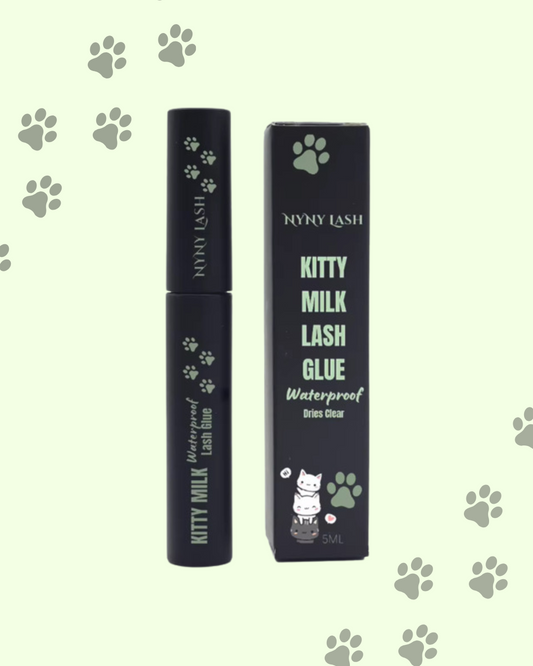 Kitty Milk Waterproof Lash Glue Latex Free- Clear