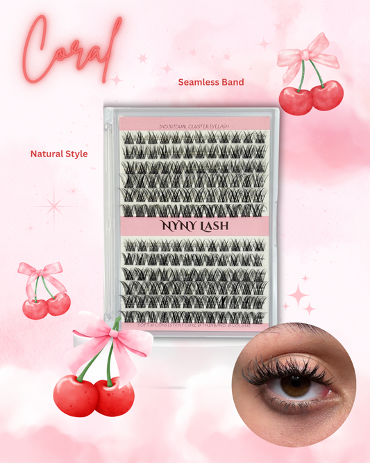 Coral - Individual Lashes