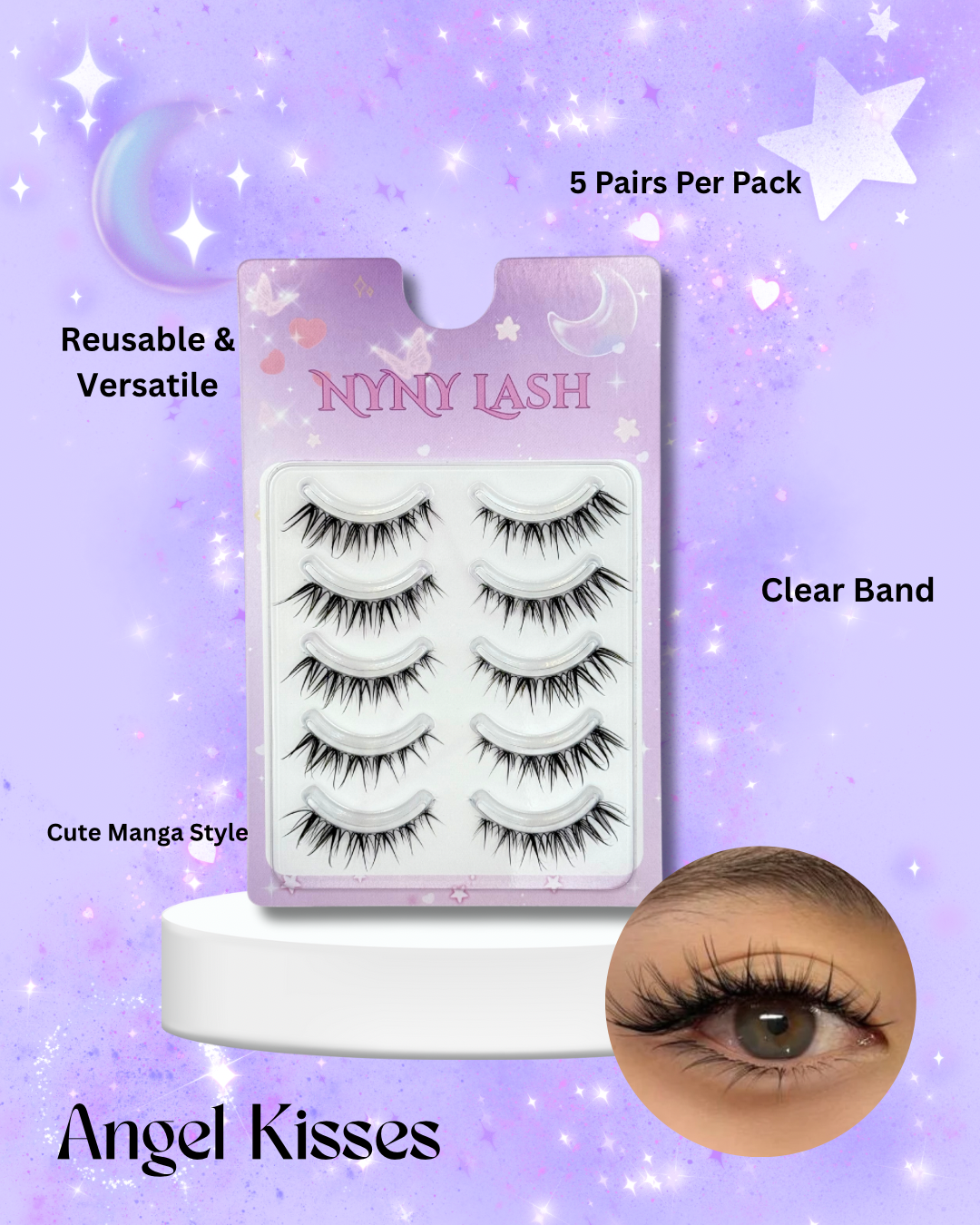 Angel Kisses - 5 Pack Lash Strips